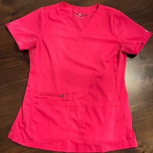 Pink Scrub Top- SMALL